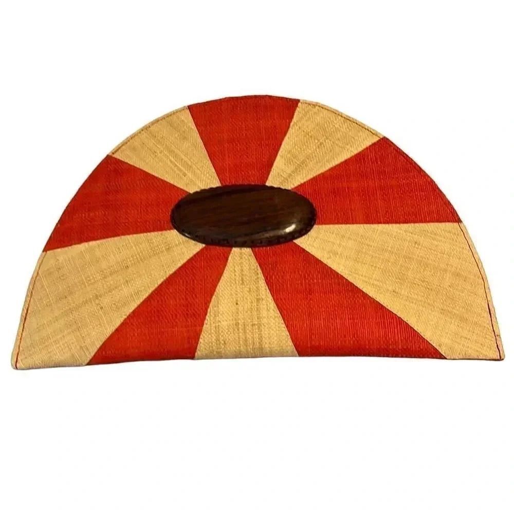 Be you fashion orange clutch